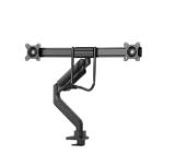 Neomounts by NewStar Screen Desk Mount 2 screens (topfix clamp & grommet) for 2 Monitor Screens, Black