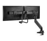 Neomounts by NewStar Screen Desk Mount 2 screens (topfix clamp & grommet) for 2 Monitor Screens, Black