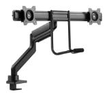 Neomounts by NewStar Screen Desk Mount 2 screens (topfix clamp & grommet) for 2 Monitor Screens, Black