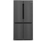 Bosch KFN96AXEA, SER6, Multi-door fridge-freezer, NoFrost, E, 183/91/73, 605 l (405+200), 38d B(C), VitaFresh XXL <0°C>, Home Connect, Black stainless steel