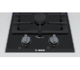 Bosch PRB3A6B70, Gas domino, 30 cm Glass ceramic, FlameSelect, Black