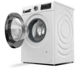 Bosch WGG14201BY, SER6 Washing machine 9kg, A, 1200rpm, 50/70dB(A), Aquastop, waveDrum, AntiStain 4, black-blackgrey door