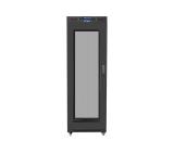 Lanberg rack cabinet 19" free-standing 37U / 600x800 self-assembly flat pack with mesh door LCD, black