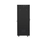 Lanberg rack cabinet 19" free-standing 37U / 600x800 self-assembly flat pack with mesh door LCD, black