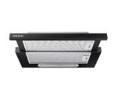 Samsung NK24M1030IB/UR, Hood with washable aluminum filter,  60cm, Energy Efficiency Class C, Number of Motors - 1, Noise Level - 71 dBA, Type of controls - Push button, Black