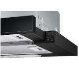 Samsung NK24M1030IB/UR, Hood with washable aluminum filter,  60cm, Energy Efficiency Class C, Number of Motors - 1, Noise Level - 71 dBA, Type of controls - Push button, Black
