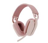 Logitech Zone Vibe 100 wireless headphones-ROSE M/N:A00167-BT-N/A-EMEA-914-STANDALONE