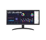 LG 26WQ500-B, 25.7" UltraWide AG, IPS Panel, 1ms MBR, 5ms, CR 1000:1, 250 cd/m2, 21:9, 2560x1080, HDR 10, sRGB over 99% , AMD FreeSync, 75Hz, Reader Mode, HDMI, Headphone Out, Tilt, Headphone Out, Black