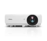 BenQ SH753+, DLP, 1080p,13000:1,5000 ANSI Lumens, TRatio 1.39-2.09 Zoom Ratio 1.5, 1xVGA,2xHDMI,MHLx1(share HDMI); USB-A(USB Power 5V/1.5A); DC 12V trigger(3.5mm Jack);3D via HDMI; Audio in&out, Audio L/R, RJ45, 2D Keystone, Corner fit, 10Wx1 Sp.,SmarEco