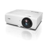 BenQ SH753+, DLP, 1080p,13000:1,5000 ANSI Lumens, TRatio 1.39-2.09 Zoom Ratio 1.5, 1xVGA,2xHDMI,MHLx1(share HDMI); USB-A(USB Power 5V/1.5A); DC 12V trigger(3.5mm Jack);3D via HDMI; Audio in&out, Audio L/R, RJ45, 2D Keystone, Corner fit, 10Wx1 Sp.,SmarEco