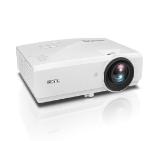 BenQ SH753+, DLP, 1080p,13000:1,5000 ANSI Lumens, TRatio 1.39-2.09 Zoom Ratio 1.5, 1xVGA,2xHDMI,MHLx1(share HDMI); USB-A(USB Power 5V/1.5A); DC 12V trigger(3.5mm Jack);3D via HDMI; Audio in&out, Audio L/R, RJ45, 2D Keystone, Corner fit, 10Wx1 Sp.,SmarEco