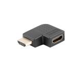 Lanberg Adater HDMI(M)->HDMI(F) Adater Angled Left Black