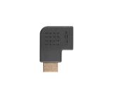 Lanberg Adater HDMI(M)->HDMI(F) Adater Angled Left Black