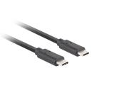 Lanberg Cable USB-C M/M 3.1 GEN 2 CABLE 1.8M 10GB/S PD100W Black
