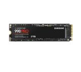 Samsung SSD 990 PRO 2TB PCIe 4.0 NVMe 2.0 M.2 V-NAND 3-bit MLC, 256-bit Encryption, Read 7450 MB/s Write 6900 MB/s
