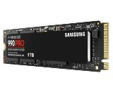 Samsung SSD 990 PRO 1TB PCIe 4.0 NVMe 2.0 M.2 V-NAND 3-bit MLC, 256-bit Encryption, Read 7450 MB/s Write 6900 MB/s