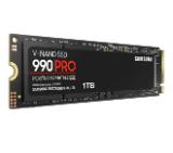 Samsung SSD 990 PRO 1TB PCIe 4.0 NVMe 2.0 M.2 V-NAND 3-bit MLC, 256-bit Encryption, Read 7450 MB/s Write 6900 MB/s