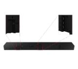 Samsung HW-Q990B Soundbar 656 Watts 11.1.4ch, Wireless Dolby Atmos, Q-Symphony, SpaceFit Sound+, Black