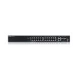 ZyXEL XGS2220-30, L3 Access Switch, 24x1G RJ45 2x10mG RJ45, 4x10G SFP+ Uplink, incl. 1 yr NebulaFlex Pro