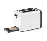 Bosch TAT3P421, Compact toaster, DesignLine, 820-970 W, Auto power off, Defrost and warm setting, Lifting high, White