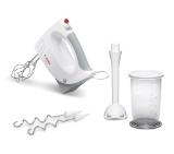 Bosch MFQ3540, Hand mixer, 450 W, 5 speeds plus turbo function, White-gray