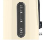 Bosch TWK4P437, Kettle, DesignLine, 2000-2400 W, 1.7 l,  OneCup function, Beige