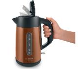 Bosch TWK4P439, Kettle, DesignLine, 2000-2400 W, 1.7 l,  OneCup function, Copper