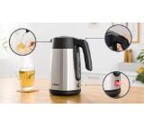 Bosch TWK7L460, Kettle, 2000-2400 W, 1.7 l,  Cup indicator, Triple safety function, Stainless steel