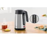 Bosch TWK7L460, Kettle, 2000-2400 W, 1.7 l,  Cup indicator, Triple safety function, Stainless steel