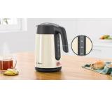 Bosch TWK7L467, Kettle, 2000-2400 W, 1.7 l,  Cup indicator, Triple safety function, Beige