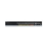 ZyXEL XGS2220-30HP, L3 Access Switch, 400W PoE, 16xPoE+/10xPoE++, 24x1G RJ45 2x10mG RJ45, 4x10G SFP+ Uplink, incl. 1 yr NebulaFlex Pro