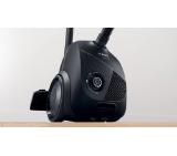 Bosch BGBS2BA2, Vacuum cleaner with bag 3.5 l, Series 2, 600W, 80 dB(A), black