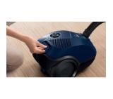 Bosch BGBS2BU1T, Vacuum cleaner with bag 3.5 l, Series 2, 850W, 80 dB(A), blue