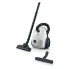 Bosch BGLS2WH1H, Vacuum cleaner with bag 3.5 l, Series 2, 600W, 80 dB(A), White