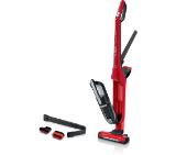 Bosch BBH3ZOO28, Cordless Handstick Vacuum cleaner 2 in 1 Flexxo Gen2 ProAnimal, Serie 4, 28V, 82 dB(A), ProAnimal brush with LEDs, built-in accessories, Red