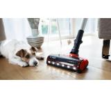 Bosch BCS711PET, Cordless Handstick Vacuum Cleaner, Unlimited 7, ProAnimal, TurboSpin motor, 3 Ah, 18.0V, 82 dB(A), AllFloor ProAnimal Brush with LED & mini power brush, Red