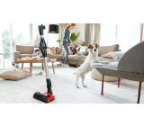 Bosch BCS711PET, Cordless Handstick Vacuum Cleaner, Unlimited 7, ProAnimal, TurboSpin motor, 3 Ah, 18.0V, 82 dB(A), AllFloor ProAnimal Brush with LED & mini power brush, Red