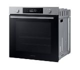 Samsung NV7B4445VAS/U2, Electric Oven with Dual Cook and Natural Steam, Bespoke Design, Air Sous Vide Function, 76 l, Catalysis, Class A+, LED display, Stainless steel