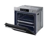 Samsung NV7B4445VAS/U2, Electric Oven with Dual Cook and Natural Steam, Bespoke Design, Air Sous Vide Function, 76 l, Catalysis, Class A+, LED display, Stainless steel