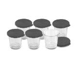 Tefal XA606011, 6 glass recipients with lids for Cook4 Me