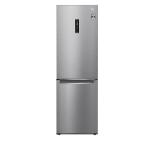 LG GBB71PZUGN, Refrigerator, Bottom Freezer, 341l, LED-display, Total No Frost, LINEARCooling, DoorCooling, FRESHConverter, FRESHBalancer, Smart Inverter Compressor, ThinQ, Energy Efficiency D, 595 x 1860 x 682 mm, Platinum Silver