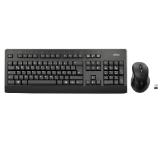 Fujitsu Wireless KB and Mouse Set LX960 US Keyboard 105-key RF Keyboard Set LX960 & Wireless Mouse with Blue LED track on glass sensor, 128-bit AES encryption, 11 Multimedia Quickstart buttons