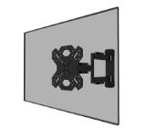 Neomounts Select Screen Wall Mount (full motion, 3 pivots, VESA 200x200)