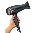 Beurer HC 60 Hair dryer, ECO technology: 1400 watt consumption with 2000 watt output, Touch sensor, Ion function, 3 heat settings,2 blower settings, Volume diffuser, Cold air, Overheating protection; Slim professional nozzle