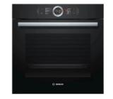 Bosch HBG7741B1, SER8, Built-in oven 60 x 60 cm, 71 l, TFT touch display, Digital control ring, Hotair Gentle, Air Fry function, A+, Pyrolytic+Hydrolytic, Oven Assistant, Home Connect, Black