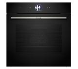 Bosch HBG7764B1, SER8, Built-in oven 60 x 60 cm, TFT touch display, Digital control ring, 4D Hotair, Hotair Gentle, Air Fry function, A+, Pyrolytic+Hydrolytic, Oven Assistant, Home Connect, Black