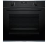 Bosch HBT237BB0, SER6, Built-in oven 60 x 60 cm, 71 l, A, AutoPilot 10, LCD display, EcoClean Direct, Cleaning assistance, Black