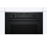 Bosch HBT278BB0, SER6, Built-in oven 60 x 60 cm, 71 l, A, AutoPilot 30, LCD display, Pyrolytic+Hydrolytic, Cleaning assistance, Black