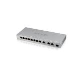 ZyXEL XGS1250-12, 12-Port Gigabit webmanaged Switch with 8 port 1G + 3-Port MultiGig 1/2.5/5/10G + 1-Port SFP+