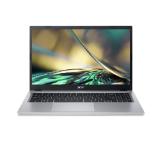 Acer Aspire 3, A315-510P-3670, Intel Core i3 N305 (1.8 GHz up to 3.8 GHz, 6MB), 15.6" FHD (1920x1080) AG LED, HD Cam, 8GB LPDDR5 (2x4GB), 512GB SSD PCIe, Intel UHD Graphics, 802.11ac, BT 5.0, Linux, Silver